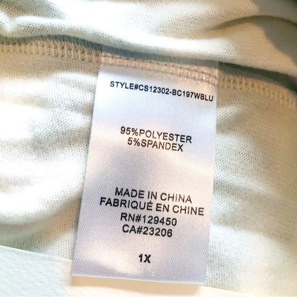 Comu Blu 2-Piece Tie Dye Watercolor Loungewear Set. NWT! Sz 1X, 2X & 3X - Picture 11 of 11